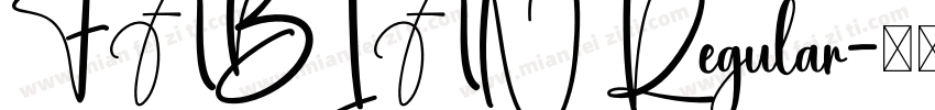 FABIAN Regular字体转换